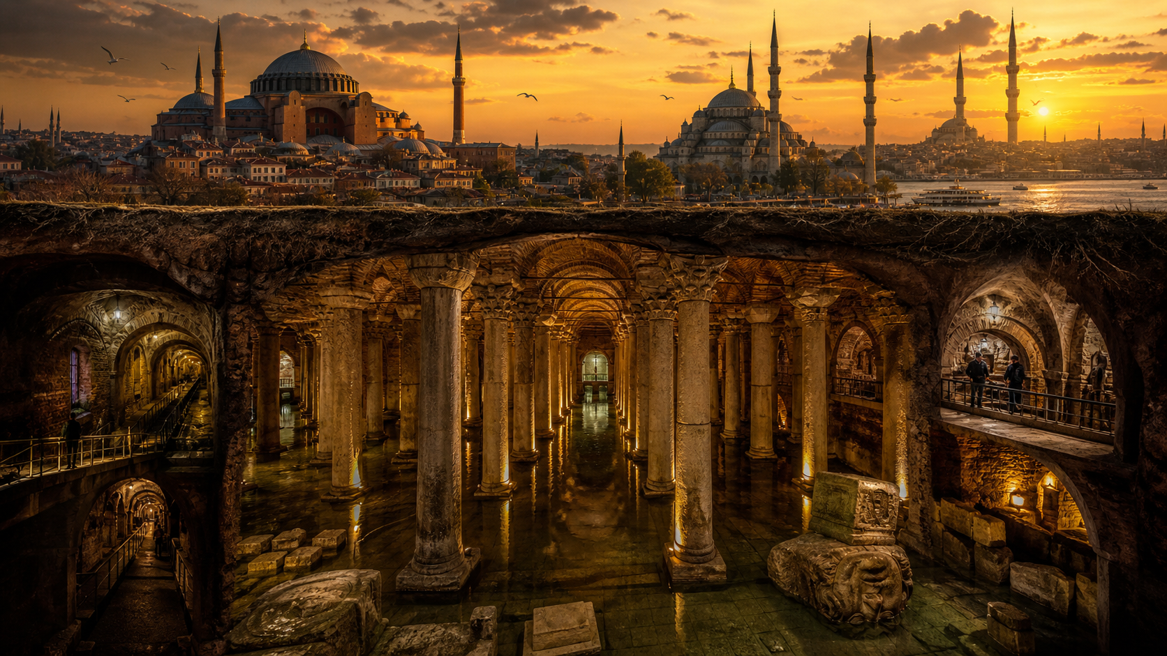 İstanbul’un Yer Altı Dünyası: Şehrin Görünmeyen Tarihi, Sarnıçları ve Gizli Geçitleri